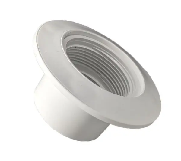 Pool Wall Fitting, Actually Fits 1 1/2" FIP and 2" Insider - White