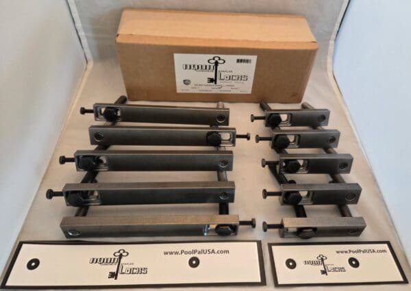 Aqua Locks Concrete Staple Repair Kit - concrete crack repair 10 staples & templates