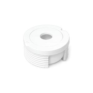 1" Pool Return FLUSH & Directional Eyeball - INVISIBLE EYEBALL - WHITE