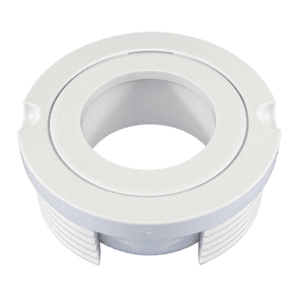 1" Pool Return FLUSH & Directional Eyeball - INVISIBLE EYEBALL - WHITE