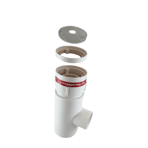 Micro Stream Universal 1 1/2" LED Bubbler Housing (White)