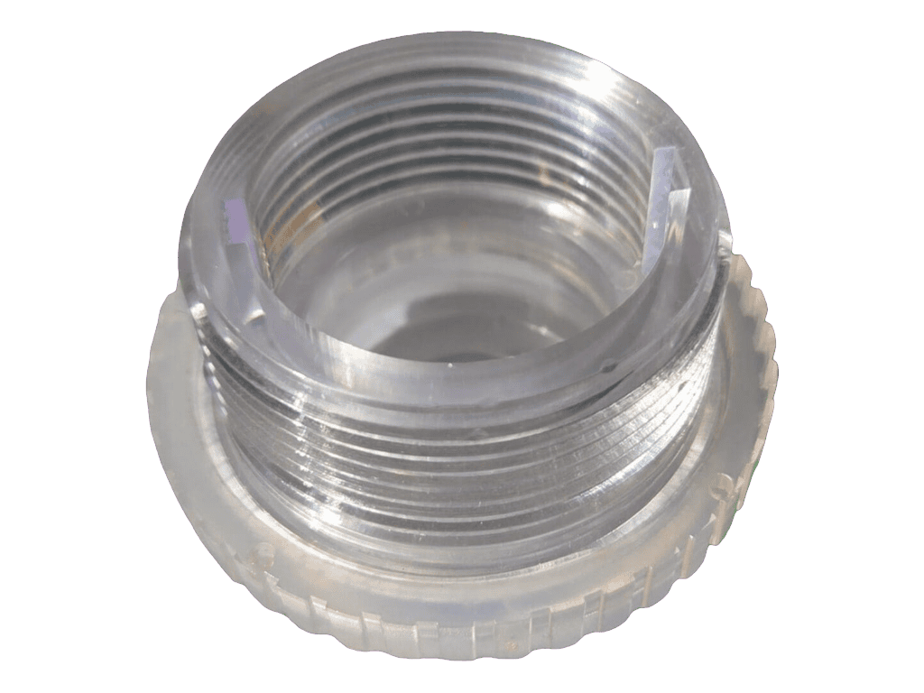 1" Pool Return Directional Eyeball - Low Profile INVISIBLE EYEBALL - CLEAR - Image 2